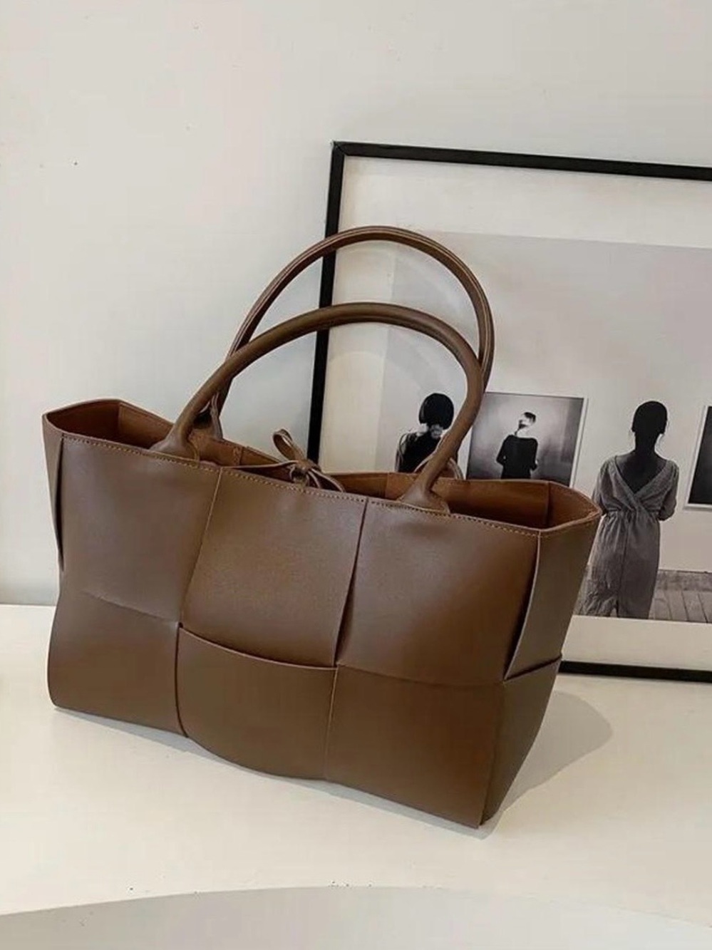 Brown Tote Shoulder Bag